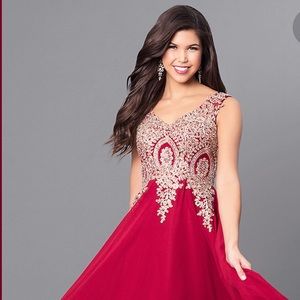 Sherri Hill alike Beaded lace prom dress